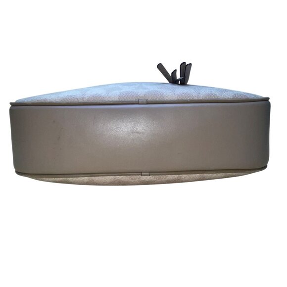 Coach Women’s Beige Monogram Leather Adjustable Strap Chaise Crossbody Bag - Picture 6 of 15